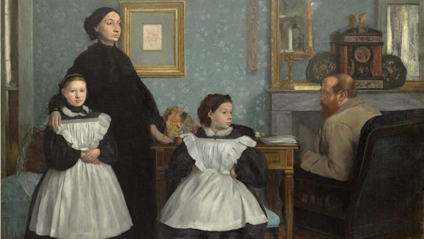 Edgar Degas, Family portrait, also called The Bellelli Family, 1867. Musee d'Orsay, Paris. Copyright Musee d'Orsay, Dist. RMN-Grand Palais/Patrice Schmidt.