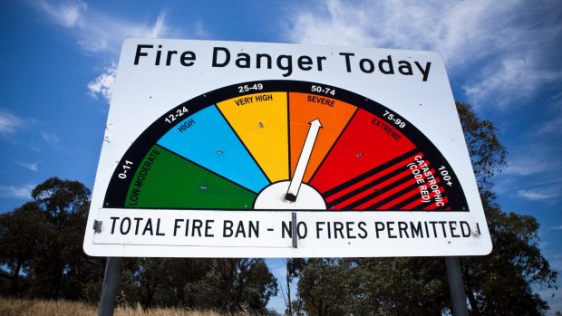 Canberrans should always be vigilant about the threat of fire in the bush capital. 