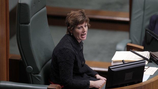 Ms Burke, pictured in 2013 while speaker.