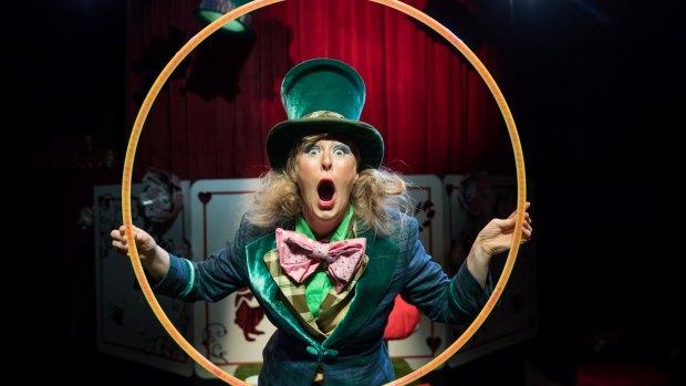 Eloise Green as the Mad Hatter. Photo Daniel Boud