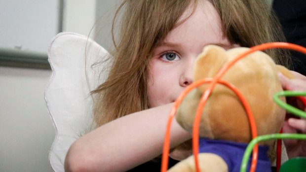 Freyja Christiansen had previously inoperable tumours removed by surgeries including one with robots. She is believed to be the first child in Australia to undergo such a procedure for her particular kind of tumour and its difficult location at the back of her throat.