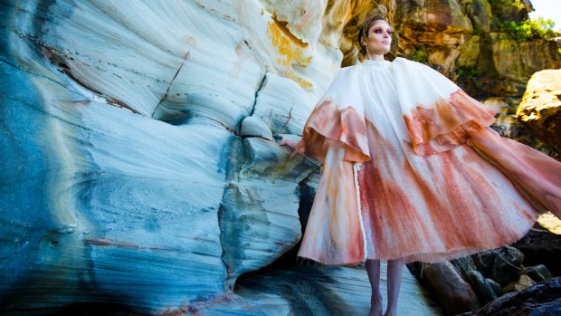 Jessica Van's collection is inspired by the environment, especially Australian flora and fauna.