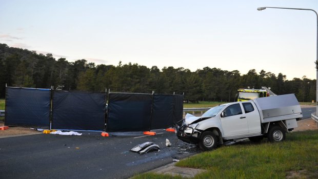 A woman has died in a two vehicle crash on Isabella drive, Chisholm.