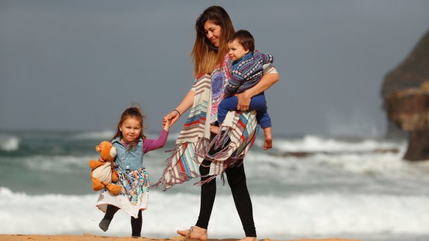 Marian Russell had to take her children, Allegra, 2, and Bodie, 1, out of swimming lessons because of money worries.