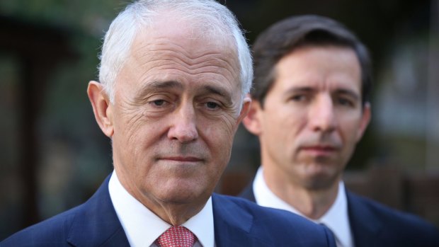 Prime Minister Malcolm Turnbull and Education Minister Simon Birmingham. 