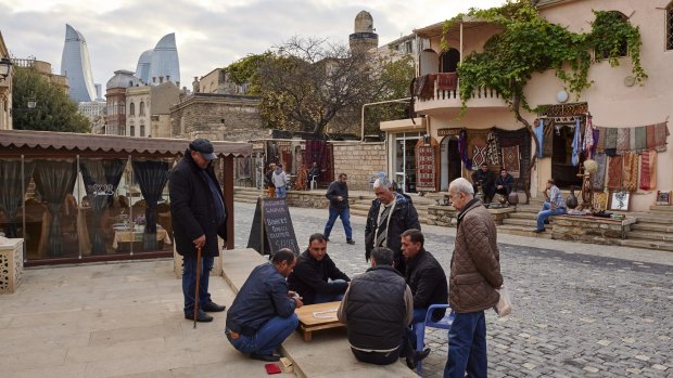 The Old City of Baku, Azerbaijan.