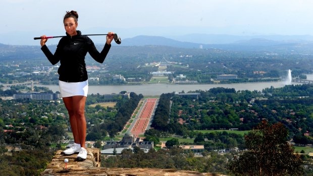 Cheyenne Woods will tee up in the Canberra Classic.