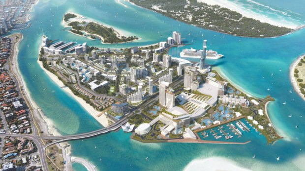 The proposal for Wavebreak Island on the Gold Coast has been scotched by the state government.