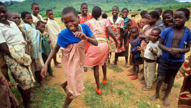 Children dancing in Malawi - the 'warm heart of Africa'.
