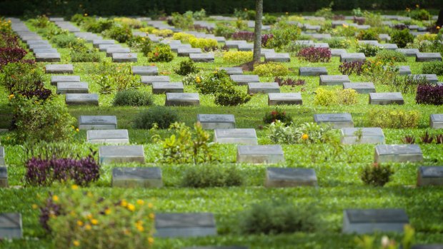 The Ambon War Cemetery.