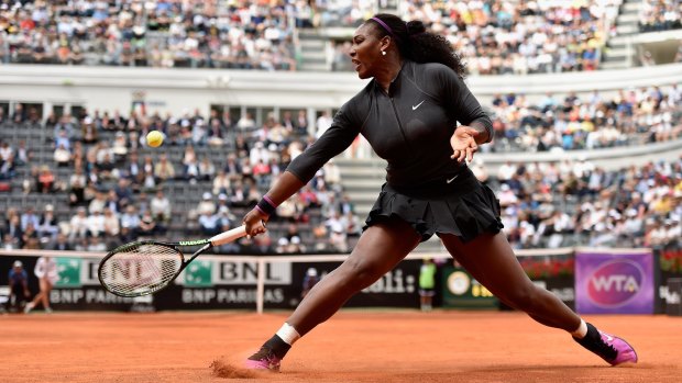 Serena Williams has overcome Christina McHale - and food poisoning after eating her dog's food.
