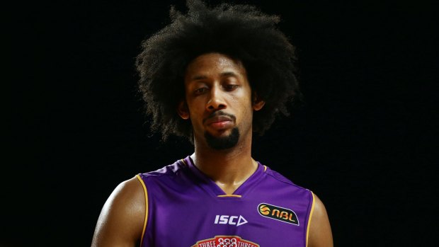 In strife: Injured star Josh Childress did not play in the loss to Adelaide but has been charged by the NBL.