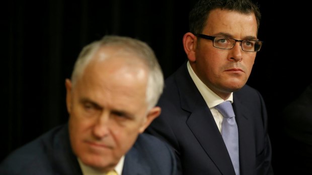 Prime Minister Malcolm Turnbull and Victorian Premier Daniel Andrews don't see eye to eye.