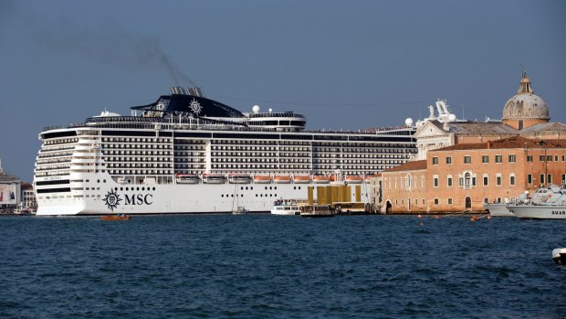 Venice has announced a plan to block giant cruise ships from steaming past the iconic St Mark's Square.