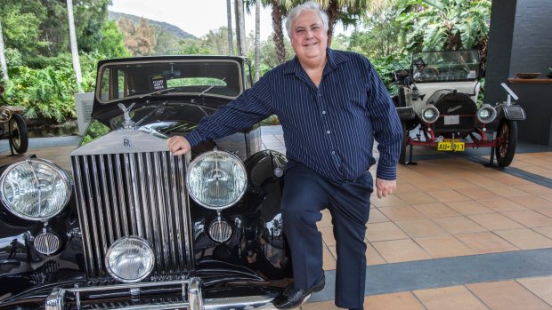 The Palmer United Party leader had a habit of showing up at events in classic or expensive cars.