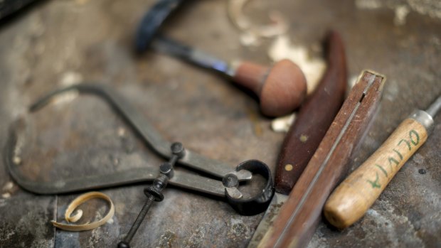 Tools of the rocking horse trade.