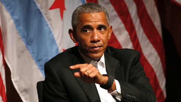 Former president Barack Obama has largely avoided criticising his successor.