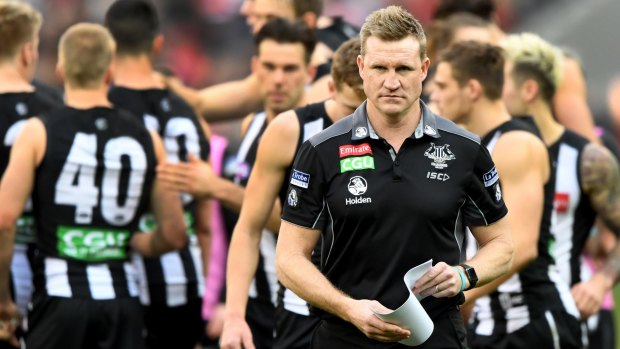 Nathan Buckley conceded his side had reached a "tipping point" after the loss to Essendon.
