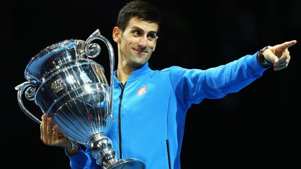  Novak Djokovic receives the ATP world No.1.