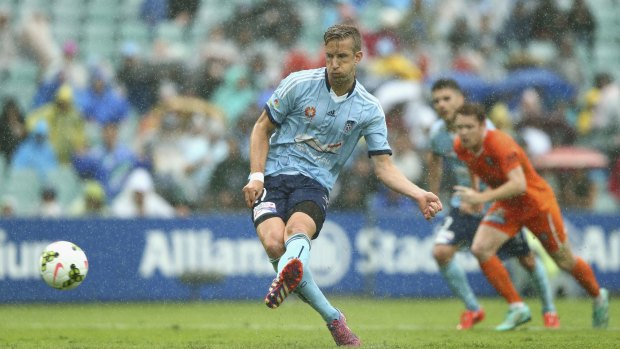 Plenty of room: Sydney FC and Marc Janko may be flying, but that's not drawing in the fans.