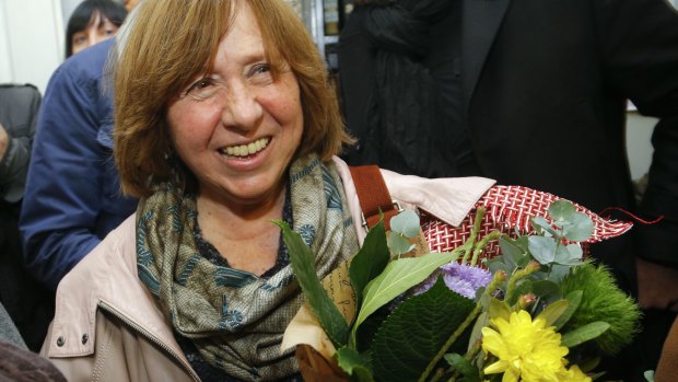 Belarusian journalist Svetlana Alexievich: "To become a winner is a huge event. Such an unexpected, almost unsettling feeling."