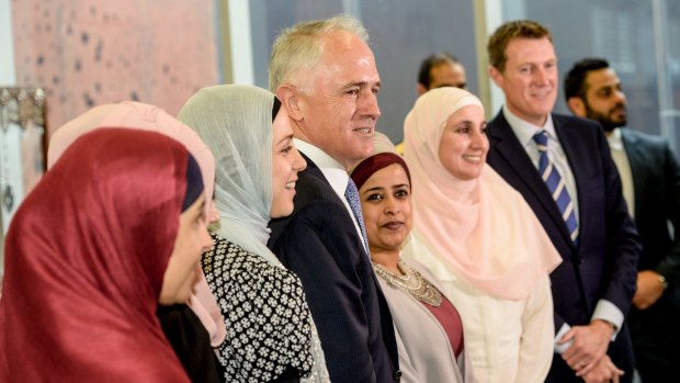 Malcolm Turnbull visits the Islamic Museum of Australia in Melbourne. 