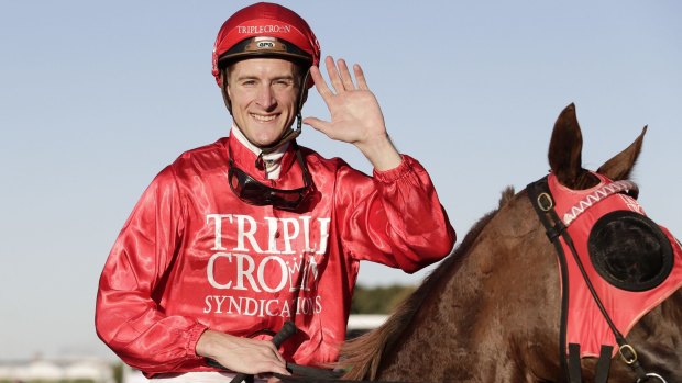 Running hot: Blake Shinn is hoping for more Brisbane success at the Doomben 10,000 meeting on Saturday.