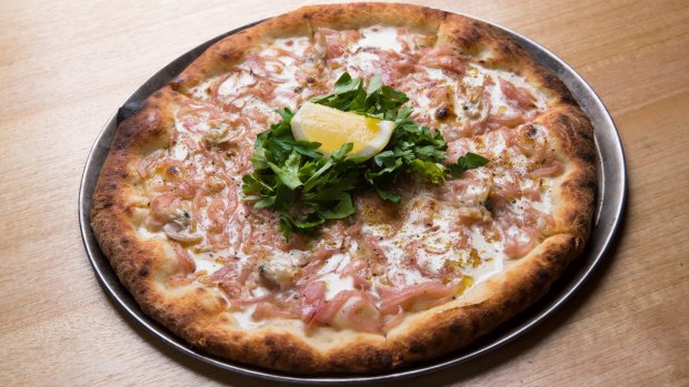 Go-to dish: Goolwa pipi pizza.