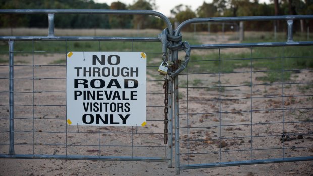 The remote Pinevale property near Dunedoo where Gino and Mark Stocco were arrested.