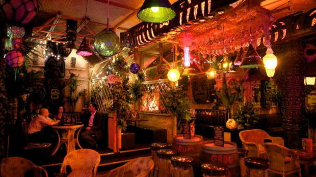 Wood carvings and kitsch abound at The LuWow bar in Fitzroy.