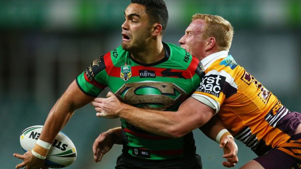 Hoping for more: Dylan Walker isn't against the idea of playing at fullback again for the Rabbitohs.