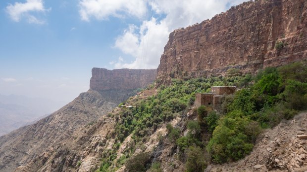 The 'hanging village' of Habala.