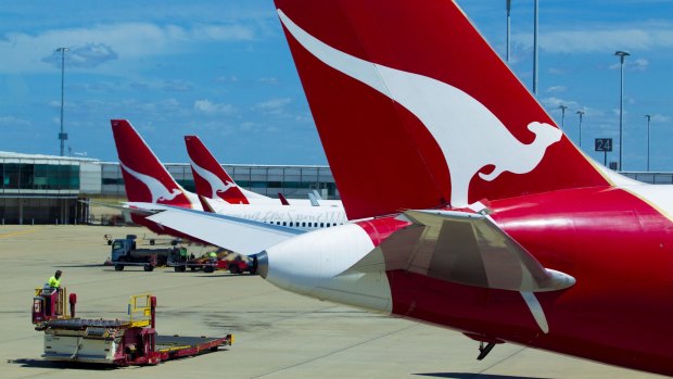 A faulty pressure gauge at a Qantas hangar in Brisbane has been blamed for the spill.