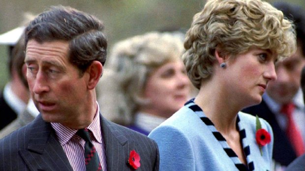 The breakdown of Charles and Diana's marriage played out in the media.