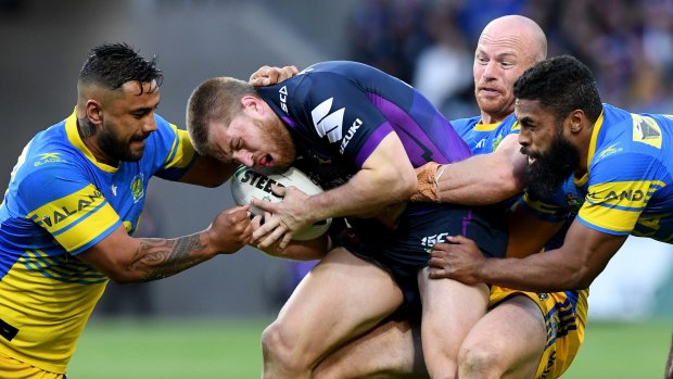 Storm's Cameron Munster says they were rattled by the Eels' ferocity.