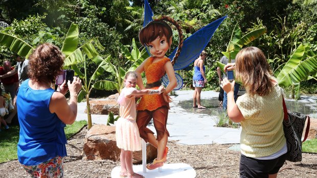 Plant information: The Disney Fairies Trail is designed to help children navigate the Melbourne Botanical Garden through its app. 