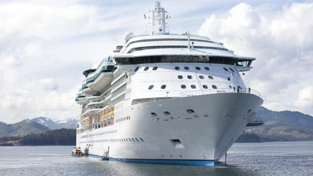 There was a gastro outbreak on the Radiance of the Seas ship that left Sydney Harbour in October.