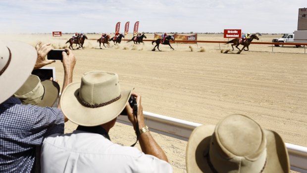 Race two at the Birdsville Cup.