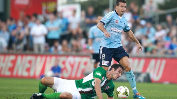 Bring it on: Milos Dimitrijevic says Sydney FC can stand up to Victory. 