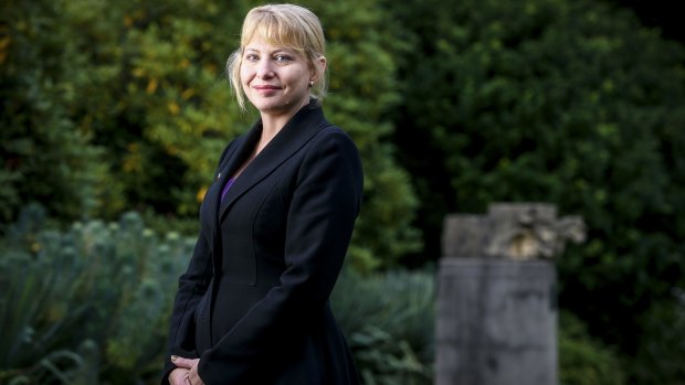 DLP crossbencher Rachel Carling-Jenkins at Parliament House.