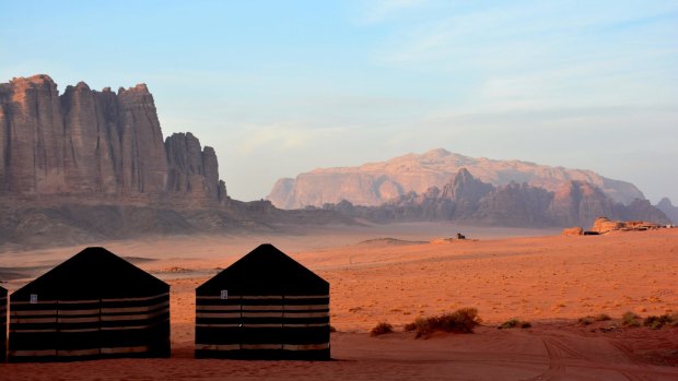 Wadi Rum, a vast Martian ocean of sand and furious-looking mountains, was used as a backdrop for movies such as "Star Wars" and "Transformers".