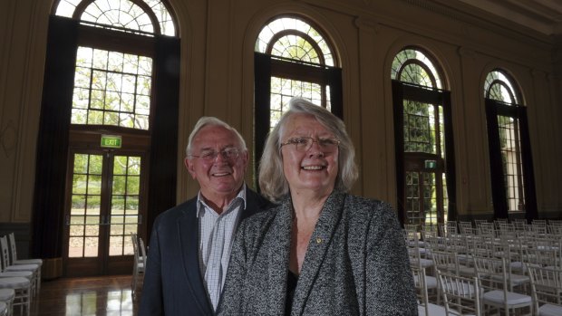 Friends of the Albert Hall president Peter Lundy and secretary Di Johnstone have fought hard to preserve the hall.