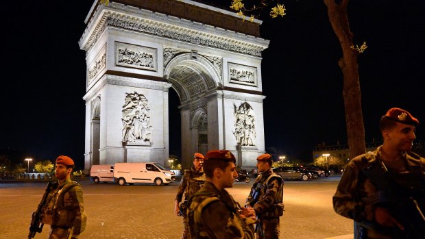 Paris is on high alert following last week's attack on the Champs-Elysees, with security increased.