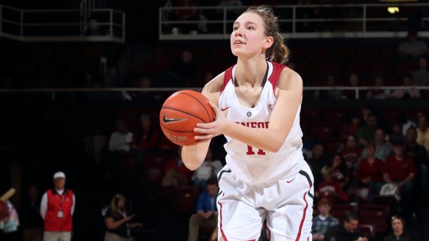Distance learning: Alanna Smith admits it has been a massive adjustment moving to the US to join the University of Stanford women's basketball program.
