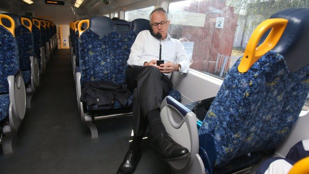 The PM has tweeted his support for public transport.