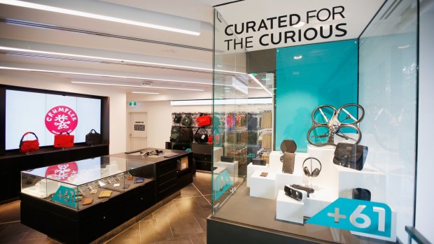 MELBOURNE, AUSTRALIA - NOVEMBER 29:  An interior shot of the new Telstra Flagship store at the cnr of Swanston and Bourke streets in the city. November 29, 2015 in Melbourne, Australia.  (Photo by Darrian Traynor/Fairfax Media)