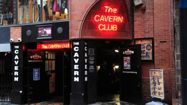 The  Cavern Club is an intimate replica of the basement bar where the Beatles played.