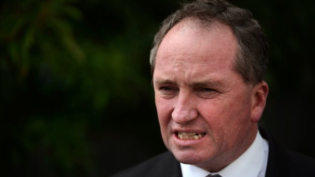 Federal Agriculture Minister Barnaby Joyce.