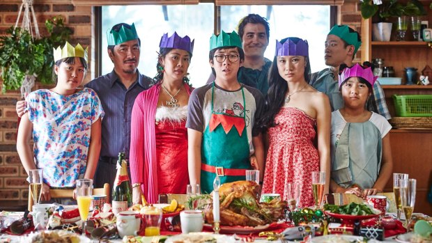 The cast of Benjamin Law's upcoming SBS sitcom, <i>The Family Law</i>.