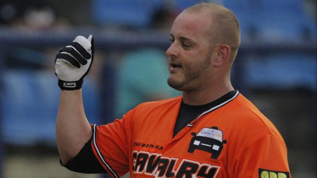 Canberra Cavalry infielder Jason Sloan was a "huge contributor" according to his manager Michael Collins.